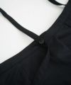 Mochi.モチ.suspender wide pants [black]