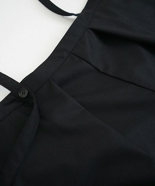 Mochi.モチ.suspender wide pants [black]