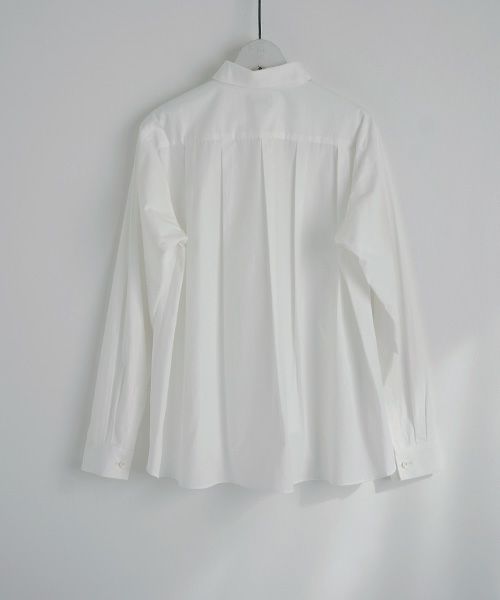 Mochi.モチ.tucked shirt [white]