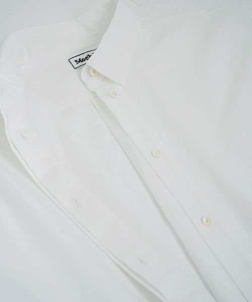 Mochi.モチ.tucked shirt [white]