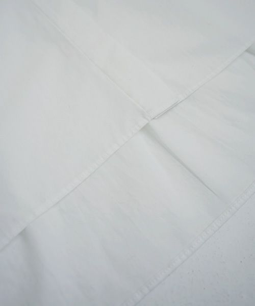 Mochi.モチ.tucked shirt [white]