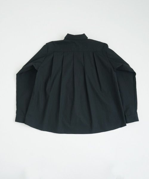 Mochi.モチ.tucked shirt [black]