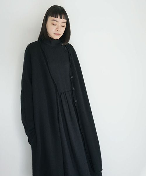 Mochiモチlong-knit cardigan [black]Mochi 最新コレクションいち早く