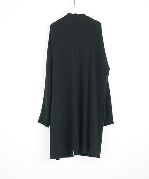 Mochi.モチ.long-knit cardigan [black]