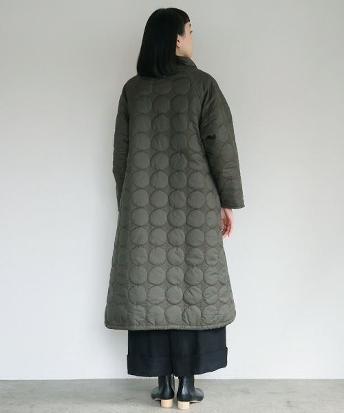 Mochi.モチ.quilted coat [khaki]