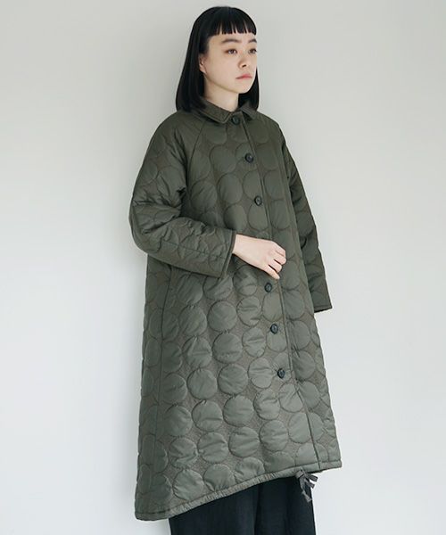 Mochi.モチ.quilted coat [khaki]