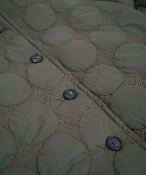 Mochi.モチ.quilted coat [khaki]