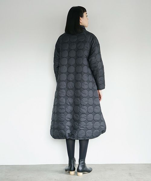 Mochi.モチ.quilted coat [black]