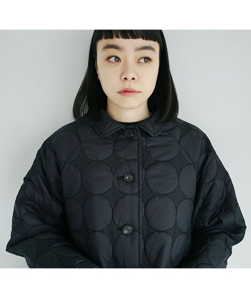 Mochi.モチ.quilted coat [black]