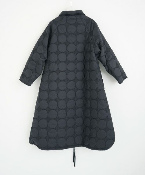 Mochi.モチ.quilted coat [black]