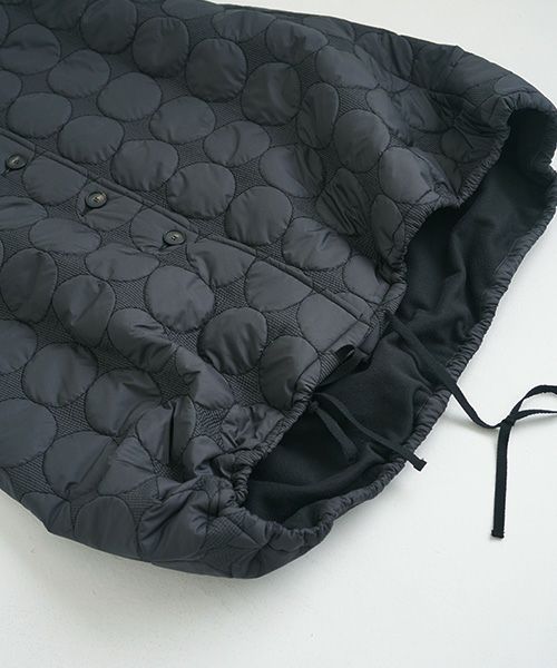 Mochi.モチ.quilted coat [black]