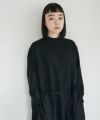 Mochi<br>モチ<br>high neck dress [black]<br>ブラックドレス