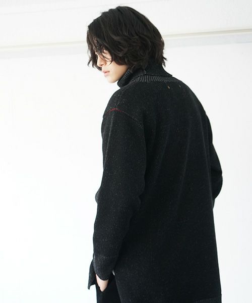 suzuki takayuki.スズキタカユキ.turtle-neck pullpver[A212-05/black]