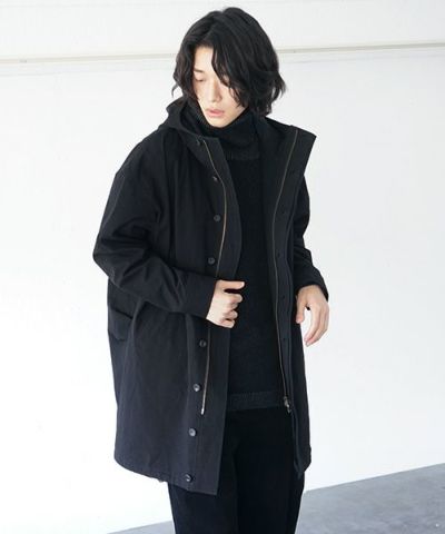 suzuki takayuki, スズキタカユキ, anorak, [A212-11/black]