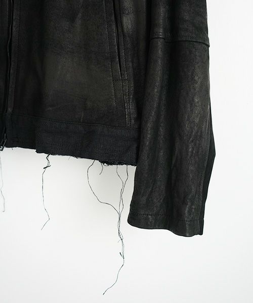 suzuki takayuki.スズキタカユキ.leather blouson[A212-13/black]