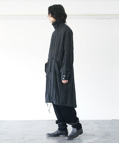 suzuki takayuki.スズキタカユキ.military coat[A212-14/black]