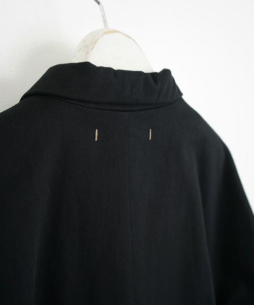 suzuki takayuki.スズキタカユキ.stand-fall-coller coat Ⅱ[A212-15/black]
