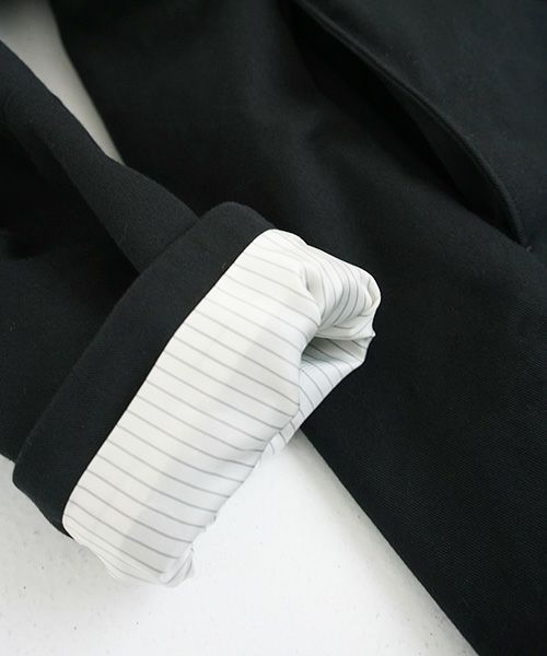 suzuki takayuki.スズキタカユキ.stand-fall-coller coat Ⅱ[A212-15/black]