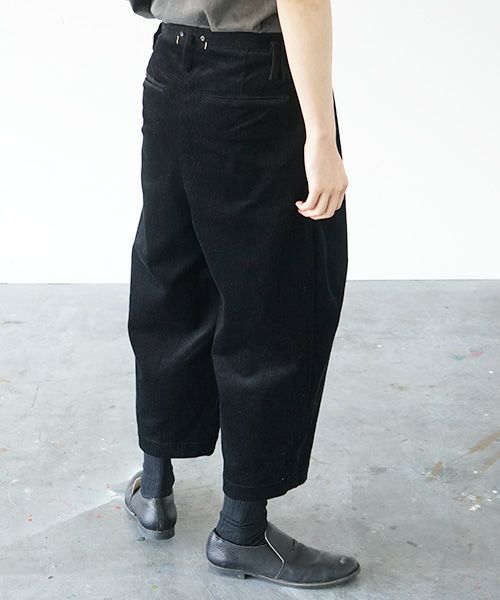 suzuki takayuki.スズキタカユキ.wide legged pantsⅡ[A212-20/black]