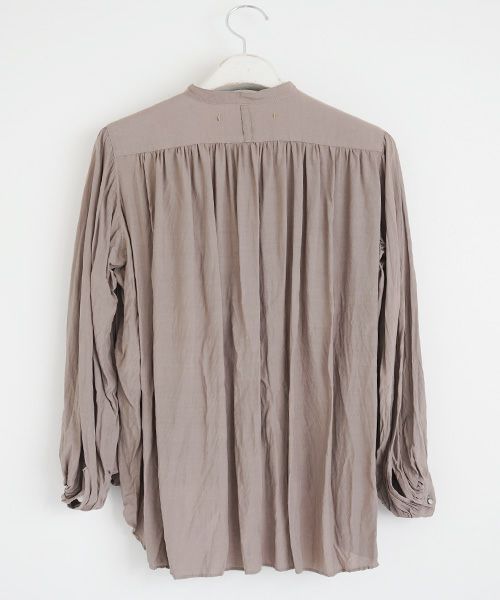 suzuki takayuki.スズキタカユキ.balloon-sleeve blouse[A211-04/grey]