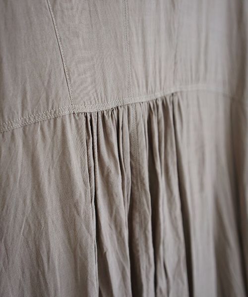 suzuki takayuki.スズキタカユキ.broad blouse[A211-05/grey]