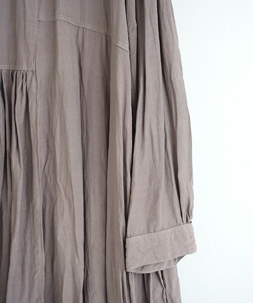 suzuki takayuki.スズキタカユキ.broad blouse[A211-05/grey]