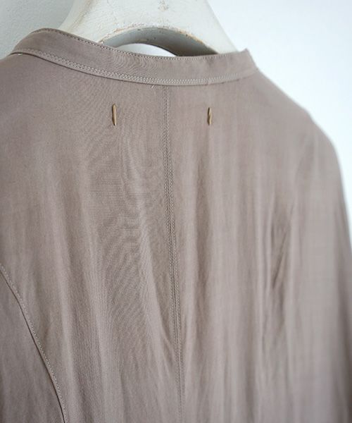 suzuki takayuki.スズキタカユキ.broad blouse[A211-05/grey]