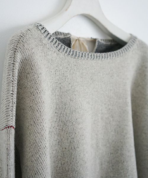 suzuki takayuki.スズキタカユキ.knitted pullover[A211-09/nude]