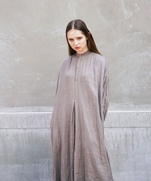 suzuki takayuki.スズキタカユキ.peasant dress[A211-14/grey]