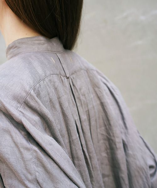 suzuki takayuki.スズキタカユキ.peasant dress[A211-14/grey]