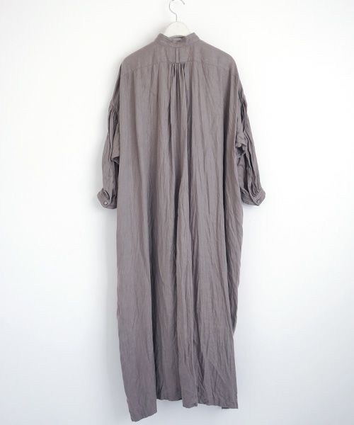 suzuki takayuki.スズキタカユキ.peasant dress[A211-14/grey]