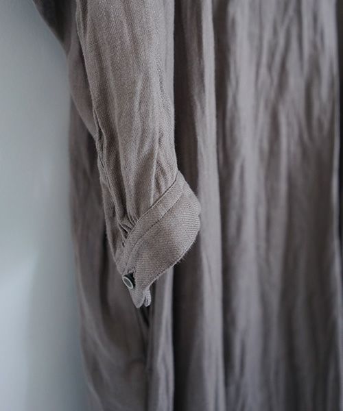 suzuki takayuki.スズキタカユキ.peasant dress[A211-14/grey]