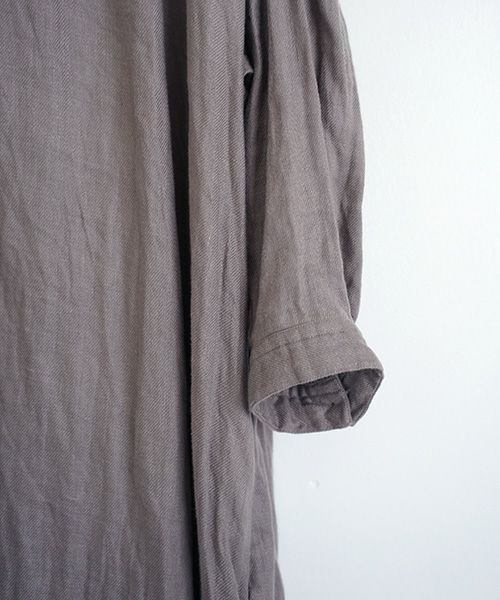 suzuki takayuki.スズキタカユキ.peasant dress[A211-14/grey]