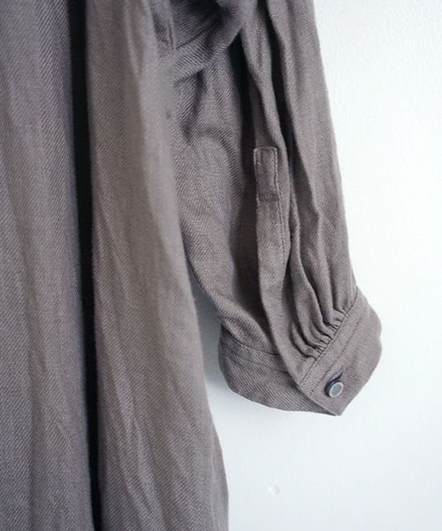 suzuki takayuki.スズキタカユキ.peasant dress[A211-14/grey]