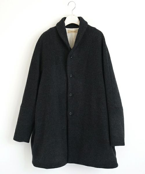 suzuki takayuki.スズキタカユキ.short coat[A211-16/dark grey]
