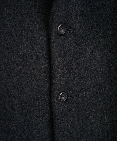 suzuki takayuki.スズキタカユキ.short coat[A211-16/dark grey]