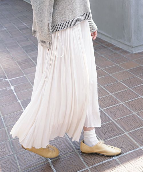 suzuki takayuki.スズキタカユキ.long skirt[A211-22/nude]