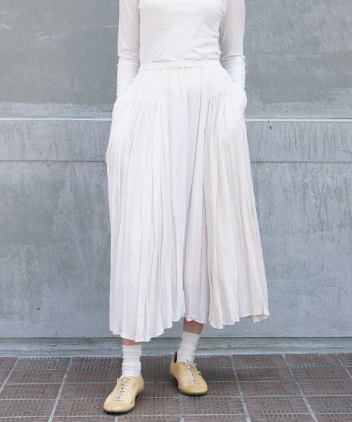 suzuki takayuki.スズキタカユキ.long skirt[A211-22/nude]