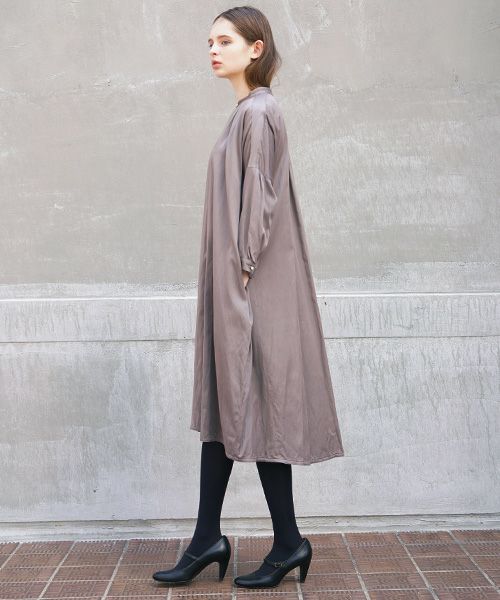 suzuki takayuki スズキタカユキ slip-on dress[T001-04/grey]