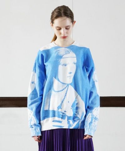 AHCAHCUM<br>あちゃちゅむ<br>レオナル3部作スウェット[01-203-0701/blue]