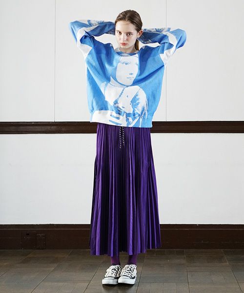 AHCAHCUM.あちゃちゅむ.レオナル3部作スウェット[01-203-0701/blue]