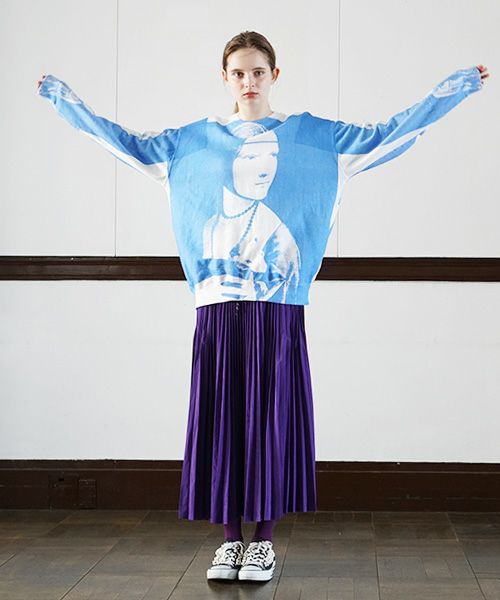 AHCAHCUM.あちゃちゅむ.レオナル3部作スウェット[01-203-0701/blue]