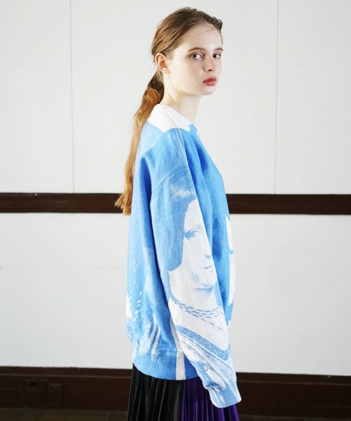 AHCAHCUM.あちゃちゅむ.レオナル3部作スウェット[01-203-0701/blue]