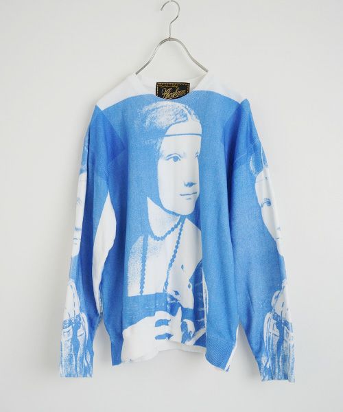 AHCAHCUM.あちゃちゅむ.レオナル3部作スウェット[01-203-0701/blue]