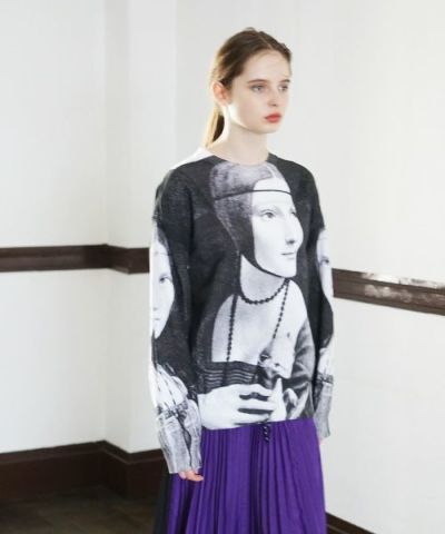 AHCAHCUM<br>あちゃちゅむ<br>レオナル3部作スウェット[01-203-0701/black]