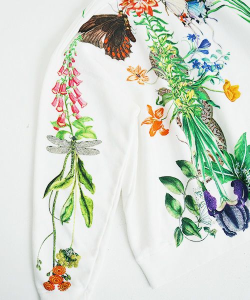 AHCAHCUM.あちゃちゅむ.お花の体スウェット[01-203-0704]