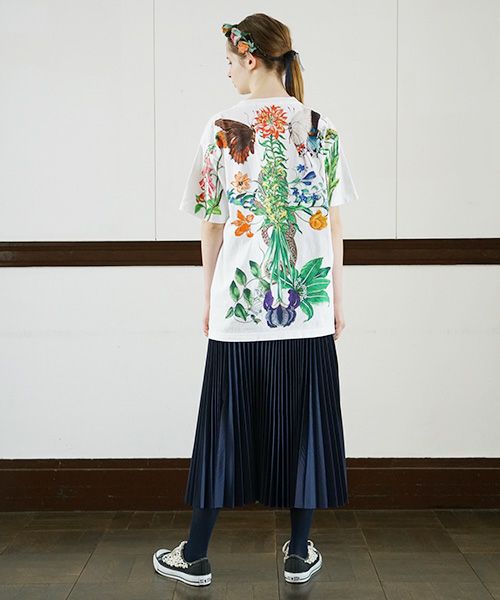 AHCAHCUM.あちゃちゅむ.お花の体Tシャツ[01-203-1501/ｍulti]