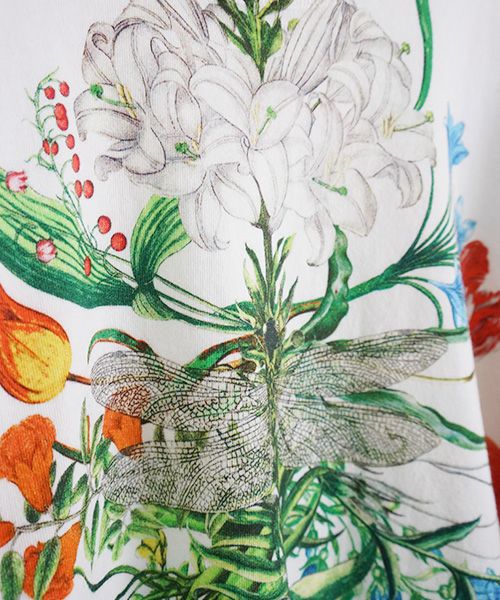 AHCAHCUM.あちゃちゅむ.お花の体Tシャツ[01-203-1501/ｍulti]