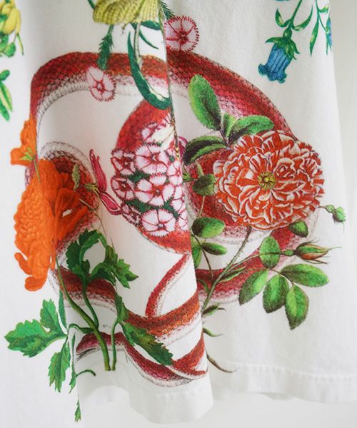 AHCAHCUM.あちゃちゅむ.お花の体Tシャツ[01-203-1501/ｍulti]