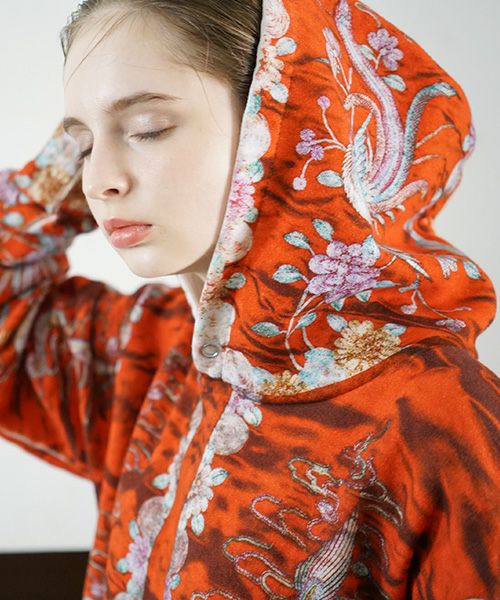 AHCAHCUM.あちゃちゅむ.刺繍pt BIGパーカー[01-203-5110]